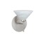 Besa Lighting Kona Mini Sconce, Marble, Satin Nickel Finish, 1x5W LED 1SW-117652-LED-SN - alternate 1